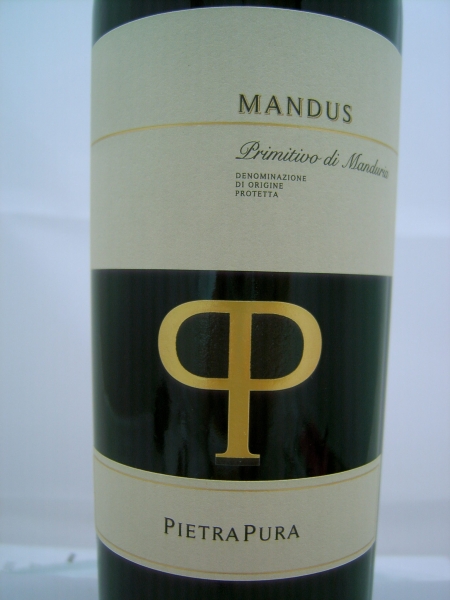Mandus - DOP, Tour Rotwein Vins Pura Primitivo Pietra des di Manduria trocken, 2022 0,75l